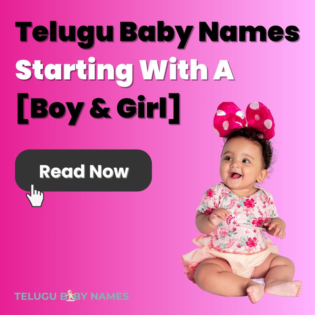 Telugu Baby Names Beginning With A